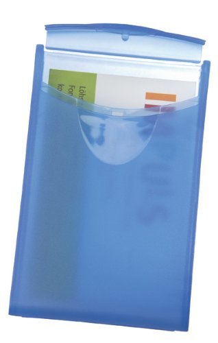 Preisvergleich Produktbild HAN Visitenkarten-Etui COGNITO, für 20 Visitenkarten, transluzent-blau