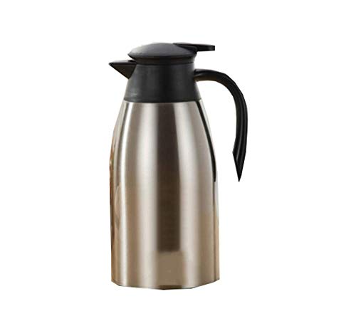Isolation Pot Maison Caf en Acier Inoxydable Chaud Bouilloire Bouteille  Vide Isolation Bouilloire Grande Capacit 2L