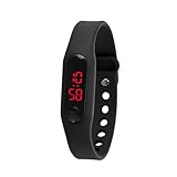 Gummi LED Damen Herren Datum Chenang Sport Armband Digital Armbanduhr LED-Neutraluhr LED Uhr Sportuhr Wasserdichte Digitaluhr Unisex Fitness Uhr Blaze