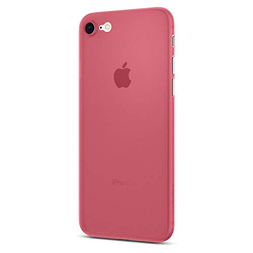 Spigen Funda iPhone 7   Air Skin  Material semitransparente ligero para iPhone 7  2016  - Rojo