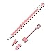 Price comparison product image WEISHAZI Silicone Anti-Lost Protective Case Shell Skin Nib Cover/Cable Adapter Tether for Apple Pencil 1st for IPad Pro Pencil