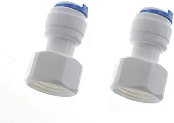 2 Pieces RO Female Direct Valve Straight Connector ? 1/2
