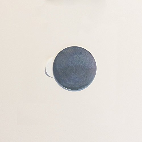 10 x Selbstklebende Metallplättchen (verzinkter Stahl, Ø 16 mm, Höhe 0,3 mm)