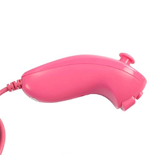 CY-Buity Nunchuk Console Remote Video Game Controller Compatible Con Nintendo Wii Nunchuck Pink [Importaci®n Inglesa] [Nintendo Wii]