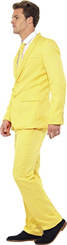 Smiffys Adult Men's Yellow Suit, Jacket, Trousers and Tie, Stand out Suits, Serious Fun, Size: XL, 23525 reviews Smiffys Adult Men's Yellow Suit, Jacket, Trousers and Tie, Stand out Suits, Serious Fun, Size: XL, 23525