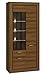 Produktbild Vitrine Paterson 04, Farbe: Braun - Abmessungen: 203 x 91 x 42 cm (H x B x T), mit 3 Türen und 10 Fächern