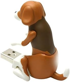 DDOQ USB Flash Drive Disk Spot Dog Gift Toy 2.8*6*5.7cm (Brown)