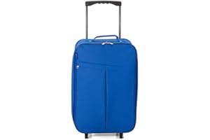 BENZI Maleta de Cabina Plegable, Equipaje de Mano, Especial Low Cost. (BZ5376 Azul)