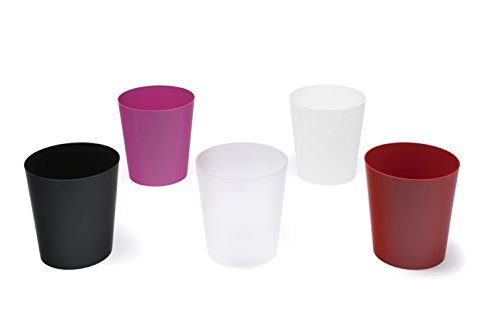 Papelera Osco  Hi Gloss  fuerte pl  stico papelera  Blanco