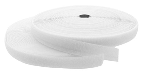 Preisvergleich Produktbild InLine 59933W Kabelbinder Klettverschlussband 2-teilig 25mm, 25m weiß