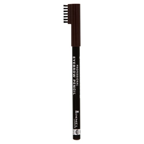Rimmel London Eyebrow Pencil, Dark Brown - 1.2 g