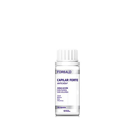 FORBALD - Capilar Forte Complemento alimenticio evita la caída del cabello y favorece su crecimiento - 60 cápsulas