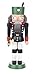 Produktbild Nussknacker Figur Bergmann schwarz weiß von DREGENO SEIFFEN 20 cm – Original erzgebirgische Handarbeit, stimmungsvolle Weihnachts-Dekoration