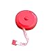Produktbild Mini-Bandmaß, einziehbar, 1,5 m, doppelseitig, weiches und einziehbares Maßband, 150 cm, Messwerkzeug für Kleider und Schneider 150 cm rot