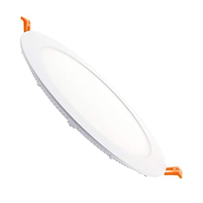 LEDKIA LIGHTING Dalle LED Ronde Extra Plate 18W Downlight LED - Blanc Froid 6000k-6500K LEDKIA