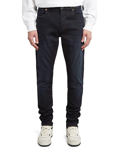 G-STAR 3301 Slim Jeans, Jeans Uomo, Blu (Dk Aged 51001-5245-89), 27W / 32L