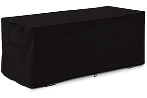 Pomrone Abdeckung Für Garten Aufbewahrungsboxen, Gartenbox Abdeckung Kissenbox Abdeckung Auflagenbox Schutzhülle, Rip-Stop Und Witterungsbeständig, 210D Oxford Cloth Schließfachschutzhülle