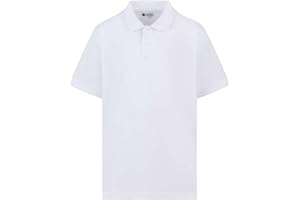 INTEGRITI SCHOOLWEAR Age 2-15 School Plain Polo Shirt Short Sleeve 15 Colours Childrens Boys Polo Shirt Girls Polo Shirt School Uniform P.E.