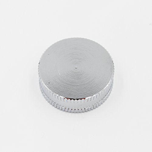 Endkappe gerändelt 1″ IG Chrom/Messing Blindstopfen Endstück - 2