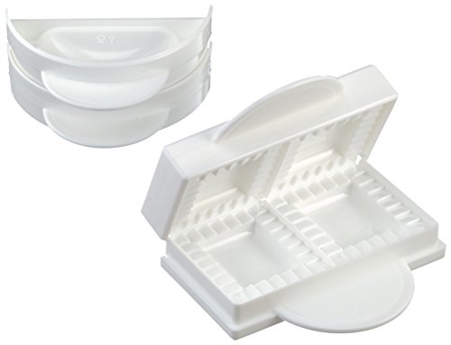 WENKO 2992010500 Teig- & Maultaschenformen – mit Rezepten, 5-teilig, Polypropylen, Weiß - 2