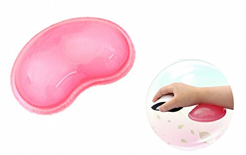 Beileer Handballenauflage gel ergonomisch zur des Handgelenks (Rosa) - 3