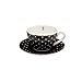 Produktbild Goebel Dots Teetasse, Kaffeetasse, Fine Bone China, schwarz-weiß, 15 x 15 x 7 cm,