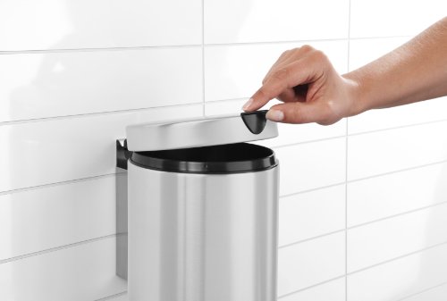 Brabantia 313264 Wandabfallbehälter 3 L mit Kunststoffeinsatz - 3