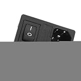 Peso neto: 22 g; Contenido del paquete: 1 x IEC320 C14 Power Socket w Switch Fuse
