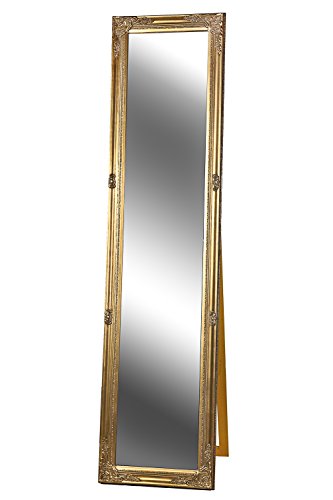Standspiegel Spiegel antik gold ABIGAIL 160 x 40 cm
