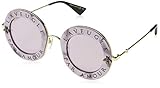 Protective case included Gucci GG0113S 005 Gafas de sol, Rosa Pink, 44 para Mujer