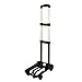 Produktbild Q.AWOU Faltbares Außenrad aus Aluminiumlegierung, Technischer Kunststoff, Gummi (4 Räder), Universalrad, Belastung 30 kg, 3 Farben (Farbe: SCHWARZ)