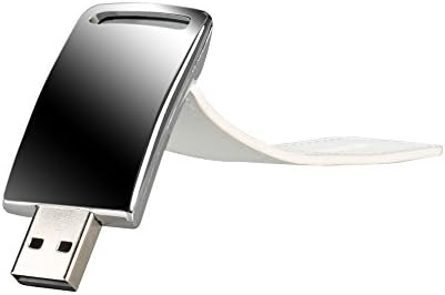 MAXINDA Metal USB Memory Stick 32GB Leather USB 2.0 Flash Drive (White)