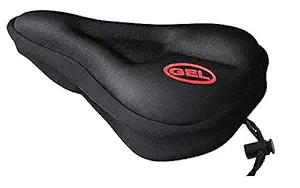 Amardeep Cycles New Special Designing Heavy Bicycle Silicone Gel Saddle Seat & Cycling Cushion Pad Bike Gel Cover, Canvas (Black)