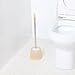 Produktbild LGK&FA Badezimmer Reinigungsbürste mit Fuß, Edelstahl, lang WC-Bürste Griff, wc Bürsten Set hängend, Khaki