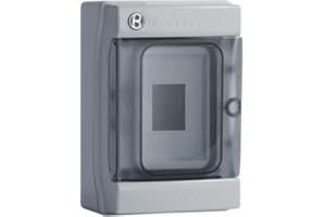 BOCCHIOTTI CENTRALINO Parete IP65 04 GRI Metallo Moderno