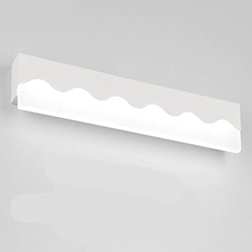JIN Mirror Front Lamp Simple Fashion LED Acrylic Lamp Creative Wall Lamp Living Room Bedroom Bathroom Lights , White Light , 40cm