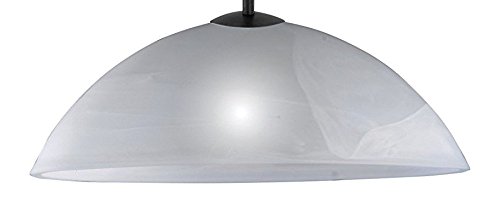 Lampenschirm Pastille 68921 , E 27 u.a. für Led , Glas , Ersatzglas , Schirm , Ersatzschirm , Lampenglas für Pendellampe , Tischlampe , Fluter , Leuchte , ca.39 cm Durchmesser