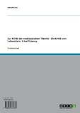 Image de Zur Kritik der neoklassischen Theorie - Die Kritik von Leibenstein: X-Inefficiency