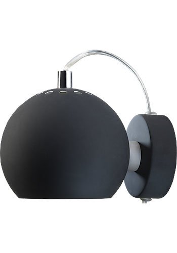 Preisvergleich Produktbild Frandsen Ball / Wandleuchte Ø 12 cm / schwarz-matt