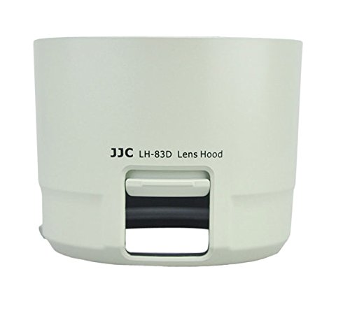 efonto JJC LH-83D Pare-Soleil de rechange Canon ET-83D Filtre pour Objectif EF 100-400 mm f 4 5-5 6L IS II USM 77 mm avec fen  tre Blanc