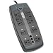 Tripp Lite Protect It 10-Outlets Surge Suppressor - 10 x NEMA 5-15R - 1.80 kVA - 2395 J - 120 V AC Input - 120 V AC Output - TLP1008TEL RS.12799.00