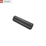 LEGO Technik - 20 schwarze Achsen 2L - altes Modell ohne Nut - 3704 - TECHNIK