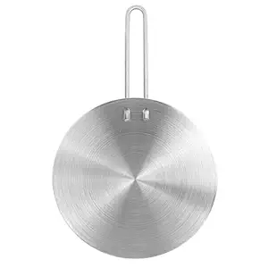 Induction Plate, Heat Diffuser, Stainless Steel Induction Cooker Gas Cooker Ceramic Pot Iron Pan for Glass Cooktop(20cm, 12)
