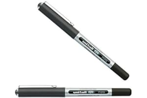 ‎UNI-BALL Uni-Ball UB-150 Eye Micro Tintenroller, Schwarz, 2 Stück Fine 0.5 mm Line schwarz