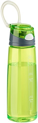 PEARL sports BPA-freie Kunststoff-Trinkflasche mit Einhand-Verschluss, 700 ml, grün - 2