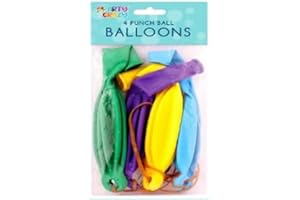P STORE PAULSTORE PARTY BALLOONS WATER BOMBS ASSORTED COLOUR KIDS PARTY OUTDOOR FUN CELEBRATION (4 Punch Ball Ballons)