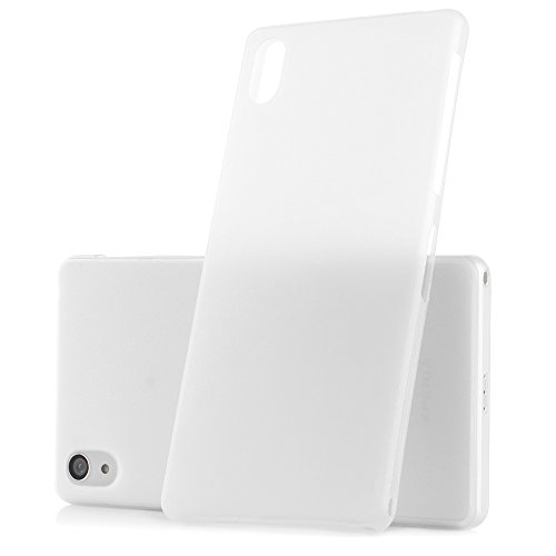 Funda ultrafina de MC24   para el Sony Xperia Z2 en blanco  funda protectora fina y transparente de polipropileno