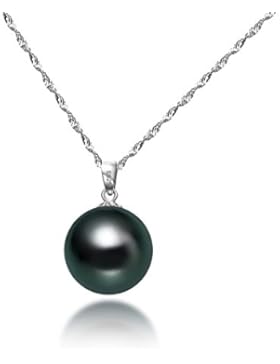 SHUSHAN Anhänger/Halskette/Kette Damen 925 Sterling Silber Kette Halskette Anhänger muschelkernPerle Kettenlänge...