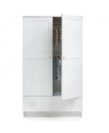 Obaby Double Wardrobe (White)
