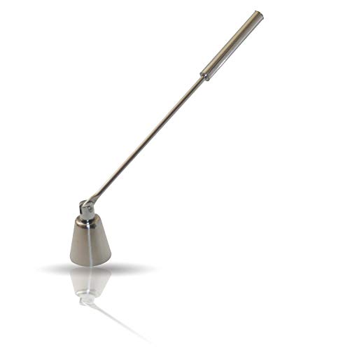 extra Langer Kerzenlöscher aus Edelstahl mit praktischem Knick Gelenk für Kerzen Docht Löscher Dochtlöscher aus hochwertigem Edelstahl gefertigt Candle Extinguisher